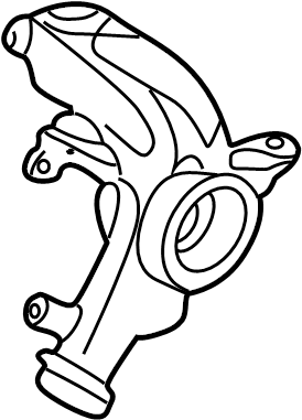 View 2M5Z3K186BA Steering Knuckle (Front) Full-Sized Product Image