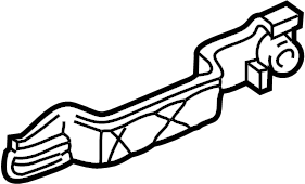 View YS4Z5426685AC Exterior Door Handle Base Full-Sized Product Image
