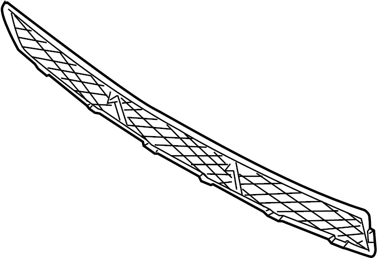 View 8S4Z17K945AA Grille (Upper, Lower) Full-Sized Product Image