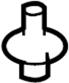 View N803678S Retainer. Clip. BODY. Splash. Shield.  Full-Sized Product Image
