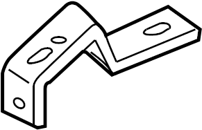 View 8S4Z16A143A Fender Bracket (Front, Rear, Lower) Full-Sized Product Image