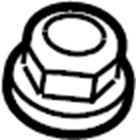 View W706109S441 Windshield Wiper Arm Nut Full-Sized Product Image