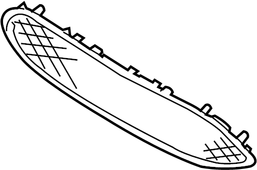 View GM5Z8200AA Grille (Lower) Full-Sized Product Image