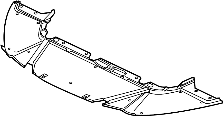 View CM5Z8310D Radiator Support Splash Shield (Front, Lower) Full-Sized Product Image