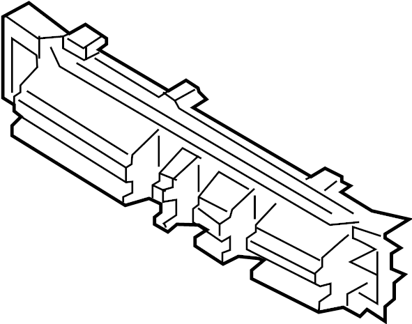 View G1EZ17C882A Bumper Impact Absorber Full-Sized Product Image