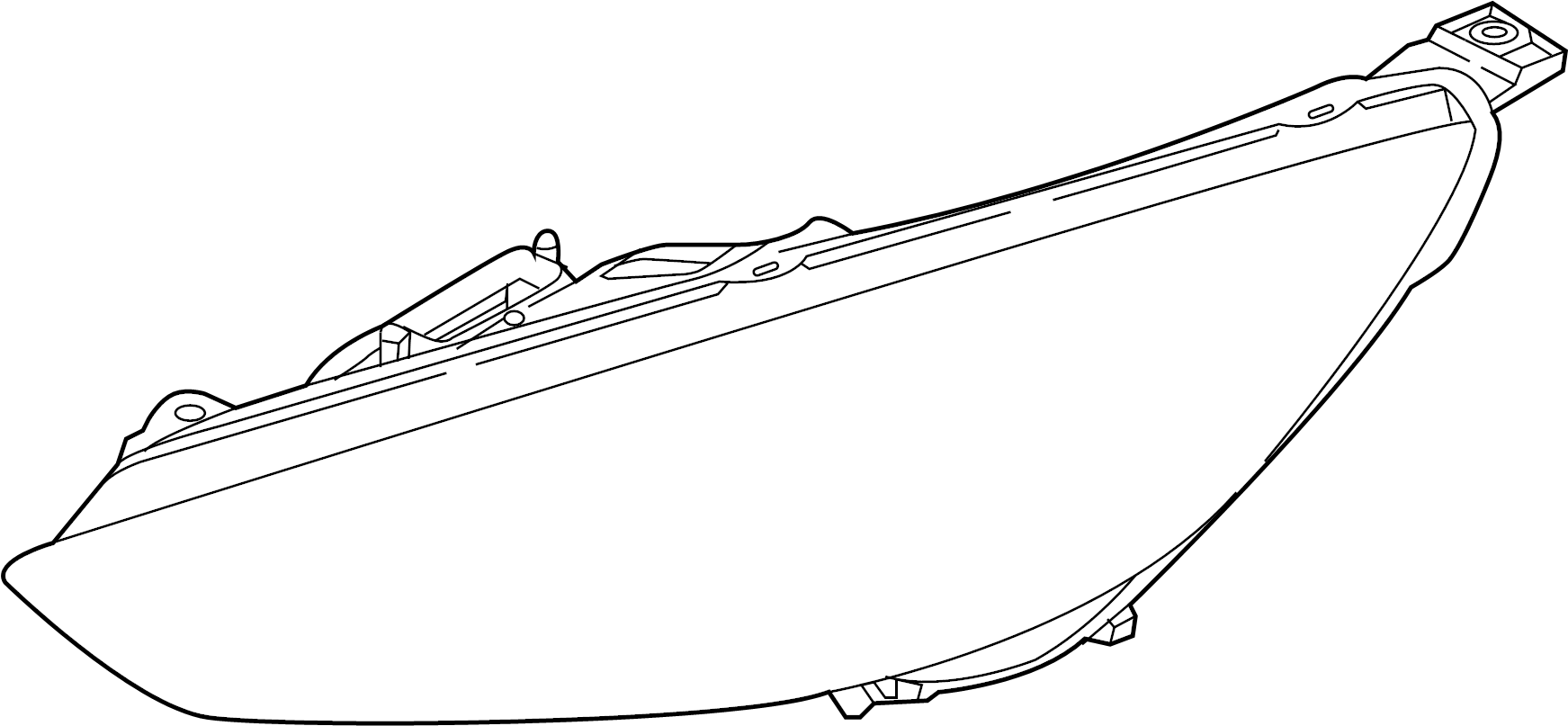 View F1EZ13008GW Headlight Full-Sized Product Image