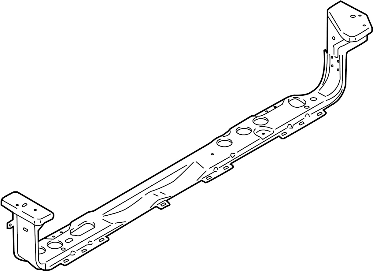 View G1FZ16138A Radiator Support Tie Bar (Upper, Lower) Full-Sized Product Image