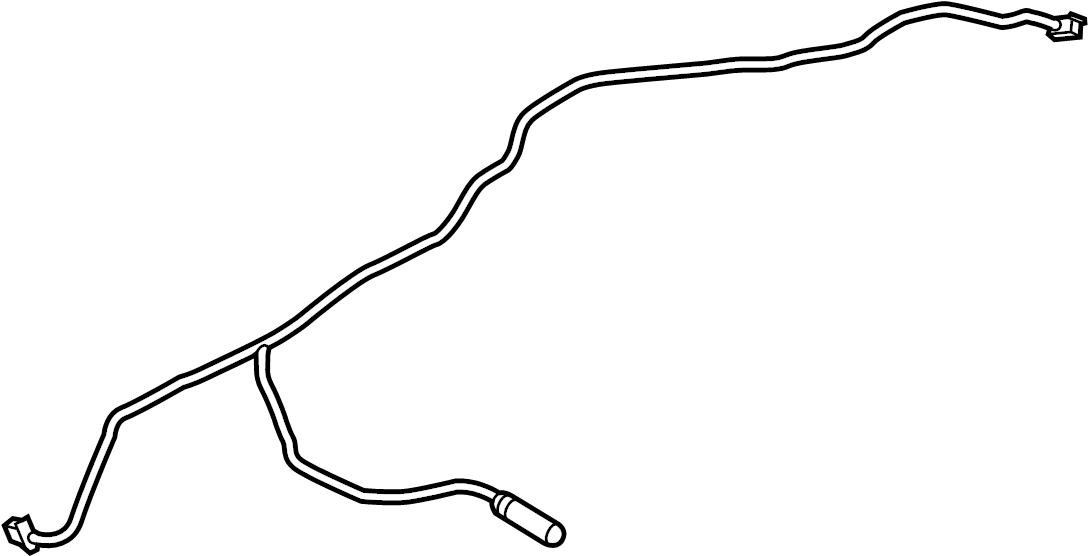 View CV6Z8K012K Engine Coolant Overflow Hose Full-Sized Product Image