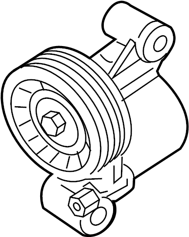 View CM5Z6B209A Accessory Drive Belt Tensioner Assembly Full-Sized Product Image