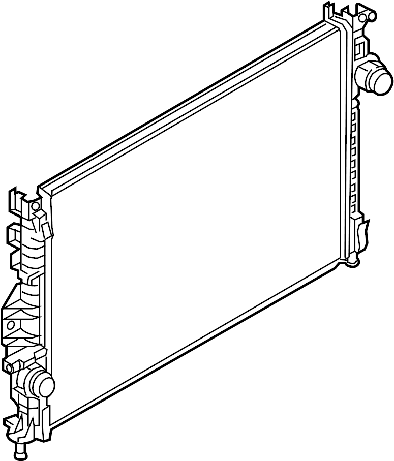View CV6Z8005U Radiator Full-Sized Product Image