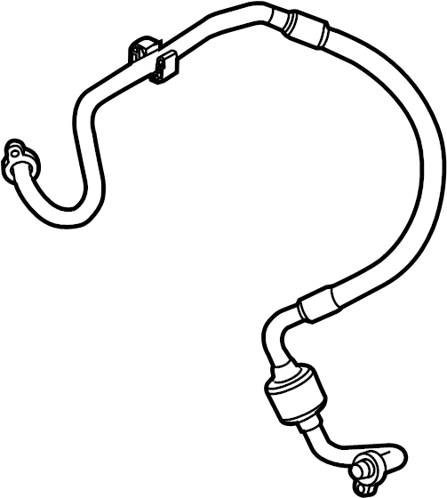 View BV6Z19D742F A/C Refrigerant Suction Hose Full-Sized Product Image