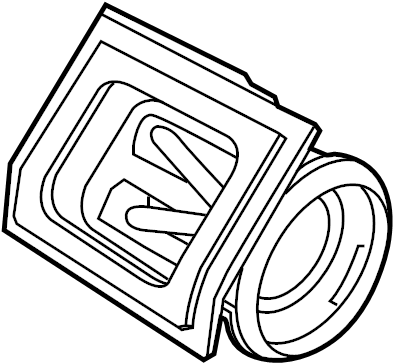 View BV6Z18A484A HVAC Blower Motor Housing Full-Sized Product Image