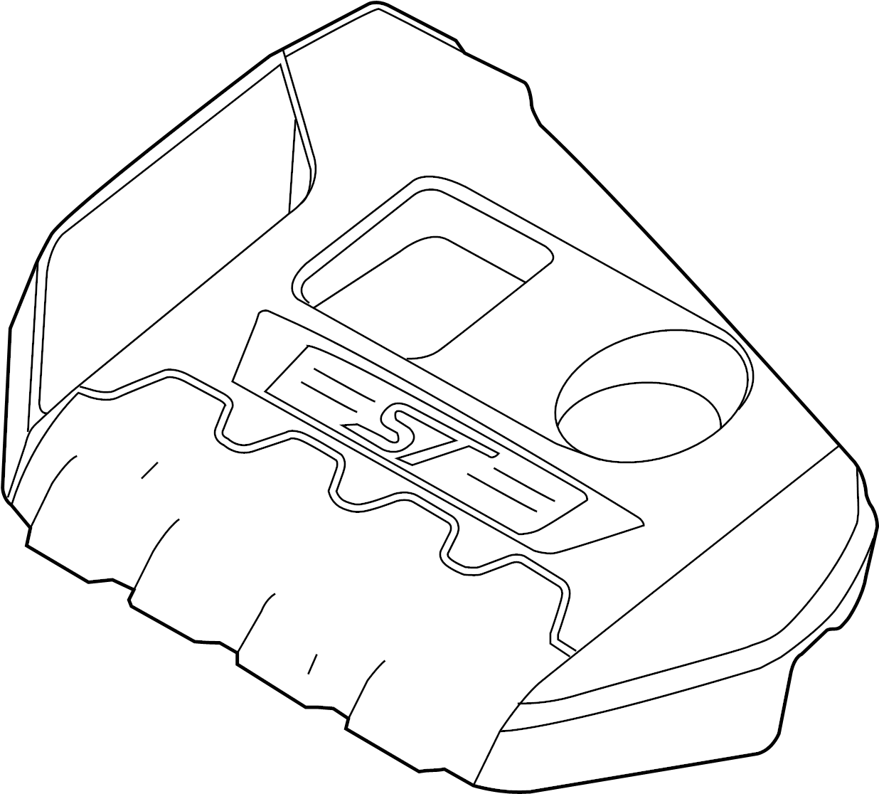 View DM5Z6A949C Engine Cover Full-Sized Product Image