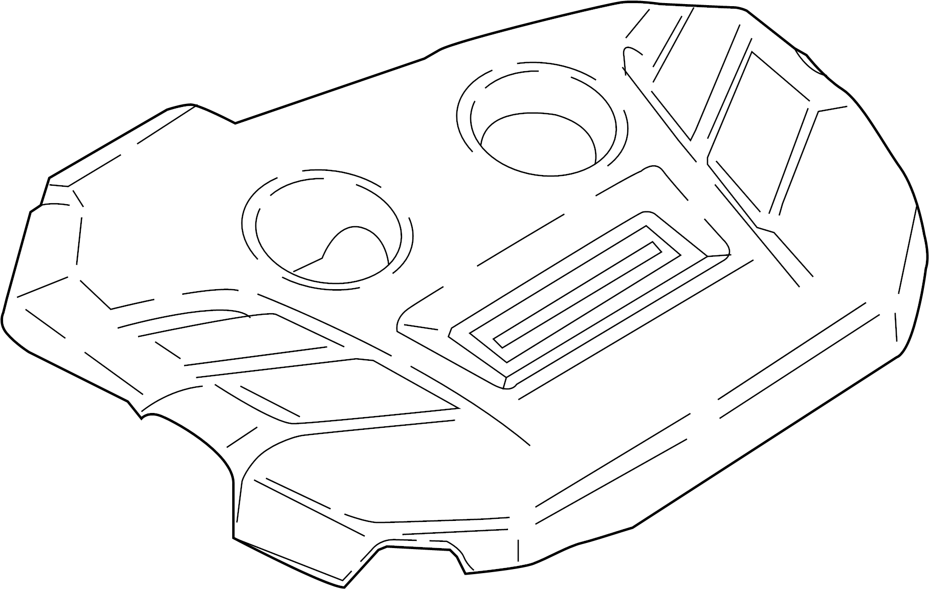 View G1FZ6A949B Engine Cover Full-Sized Product Image
