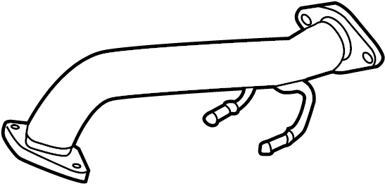 View AV6Z5246A Pipe. Exhaust. (Front, Upper) Full-Sized Product Image