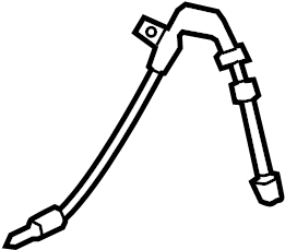 View G1FZ2078A Brake Hydraulic Hose Full-Sized Product Image