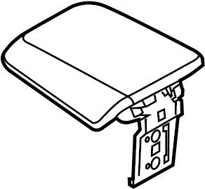 View CV6Z5806024DA Console Armrest Full-Sized Product Image