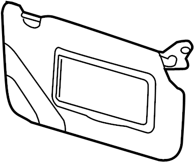 View DM5Z5804104DB Sun Visor Full-Sized Product Image