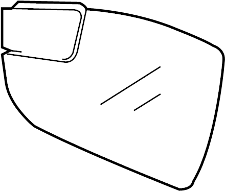 View CM5Z17K707F Door Mirror Glass (Rear) Full-Sized Product Image
