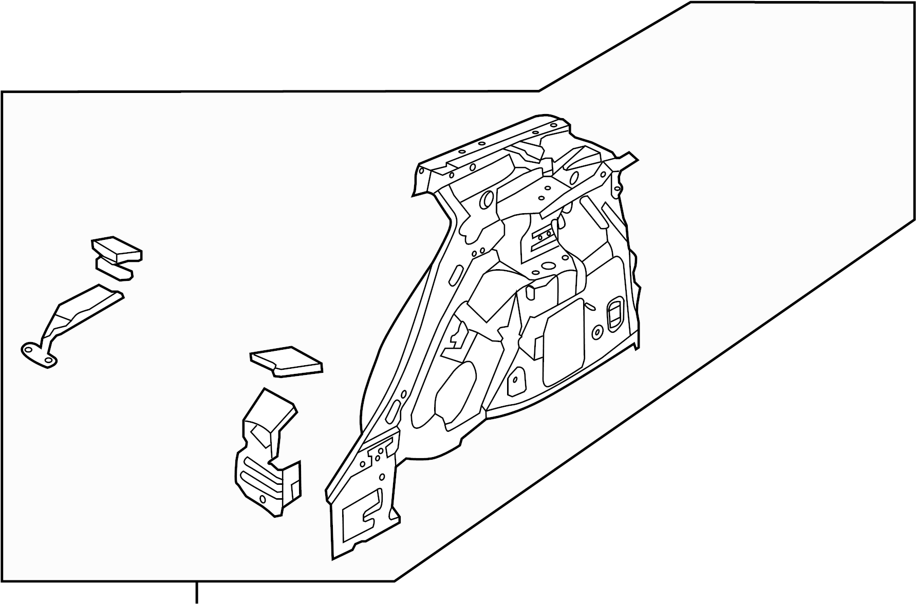View CP9Z5827790A Quarter Panel Full-Sized Product Image
