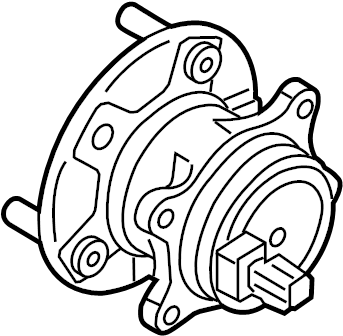 View BV6Z1104B Wheel Bearing and Hub Assembly Full-Sized Product Image
