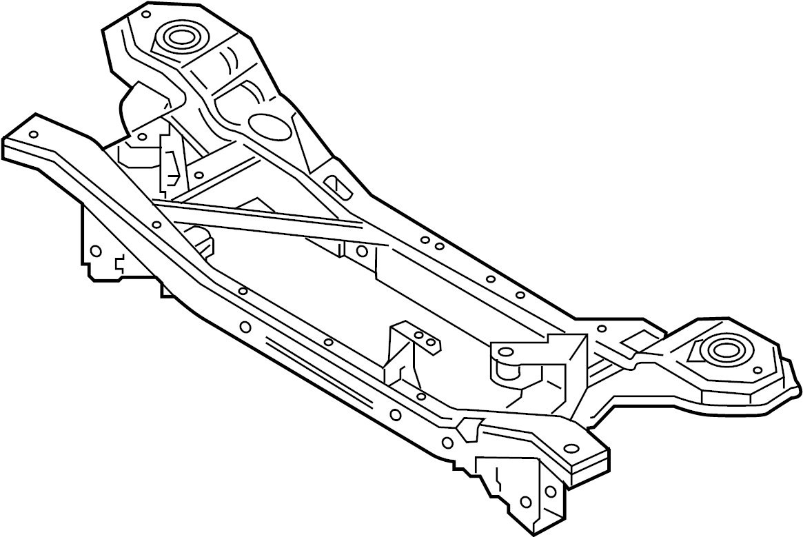 View BV6Z5035A Suspension Subframe Crossmember (Rear) Full-Sized Product Image