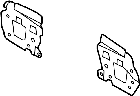 View CP9Z17C914B Bumper Impact Bar Bracket Full-Sized Product Image