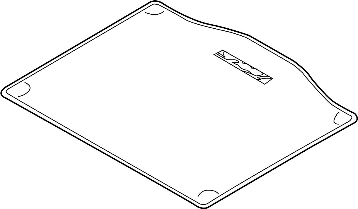 View CV6Z5811600DA Trunk Mat Full-Sized Product Image