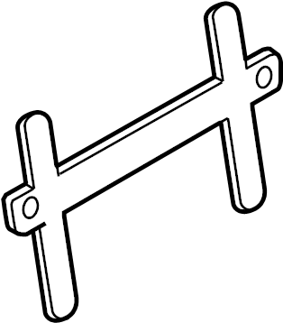 View G1EZ17A385B License Plate Bracket Full-Sized Product Image