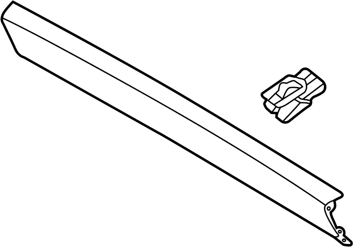 View DV6Z5846404AB Liftgate Trim (Upper) Full-Sized Product Image