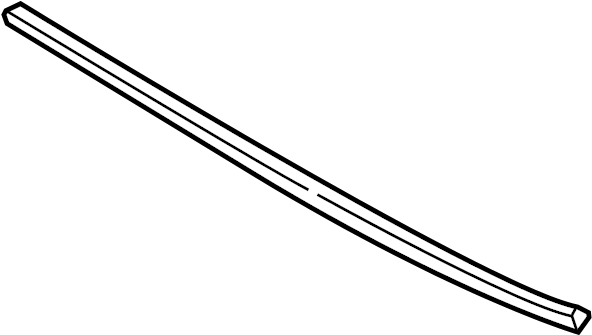 View CM5Z16B990A Hood Seal (Front, Upper) Full-Sized Product Image
