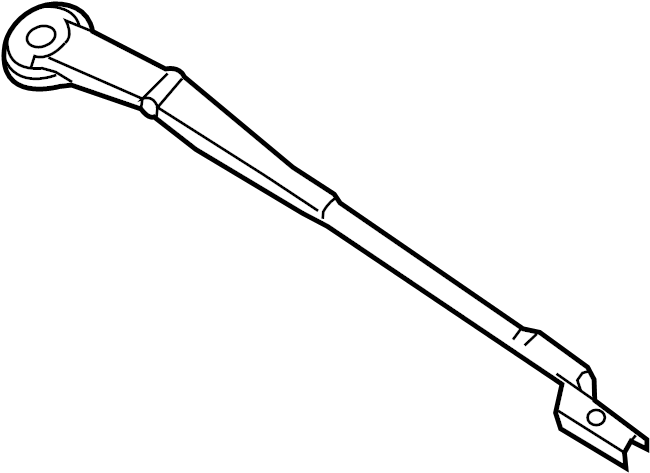 View CP9Z17527A Windshield Wiper Arm (Front) Full-Sized Product Image