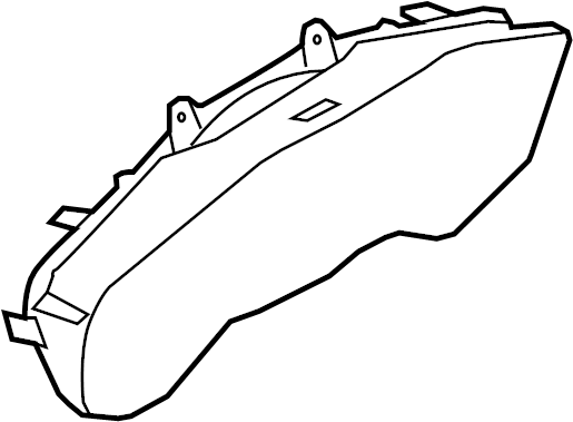 View CV6Z10890A Instrument Panel Lens Full-Sized Product Image