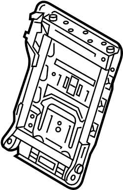 View FU5Z96613A38J Frame. Seat. (Rear, Upper) Full-Sized Product Image