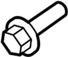 View W715683S442 Hinge. Bolt. (Upper, Lower) Full-Sized Product Image