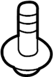 View W715488S442 Bolt. Shock. Mount. Absorber. (Upper) Full-Sized Product Image