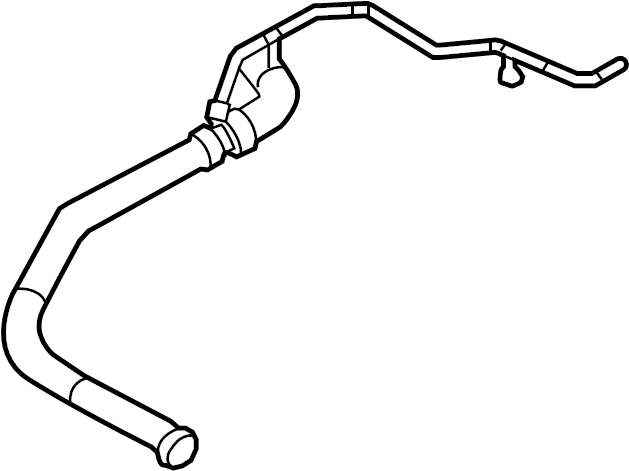 View DG1Z8260B Radiator Coolant Hose (Upper, Lower) Full-Sized Product Image