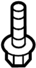 View W711175S439 Exhaust System Hanger Bolt (Front) Full-Sized Product Image