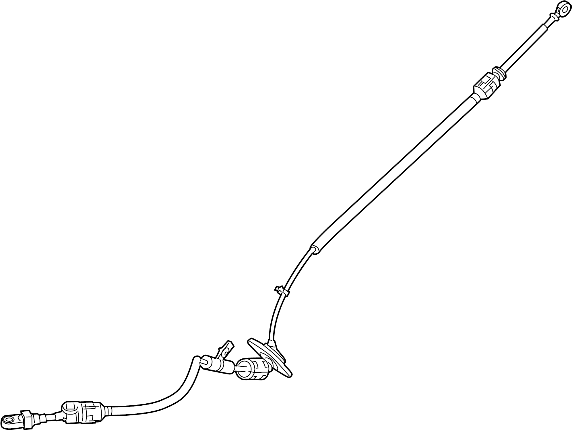 View DG1Z7E395C Automatic Transmission Shifter Cable Full-Sized Product Image