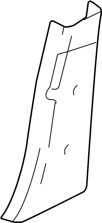View DG1Z5424356AB Door Pillar Post Trim Set (Lower) Full-Sized Product Image
