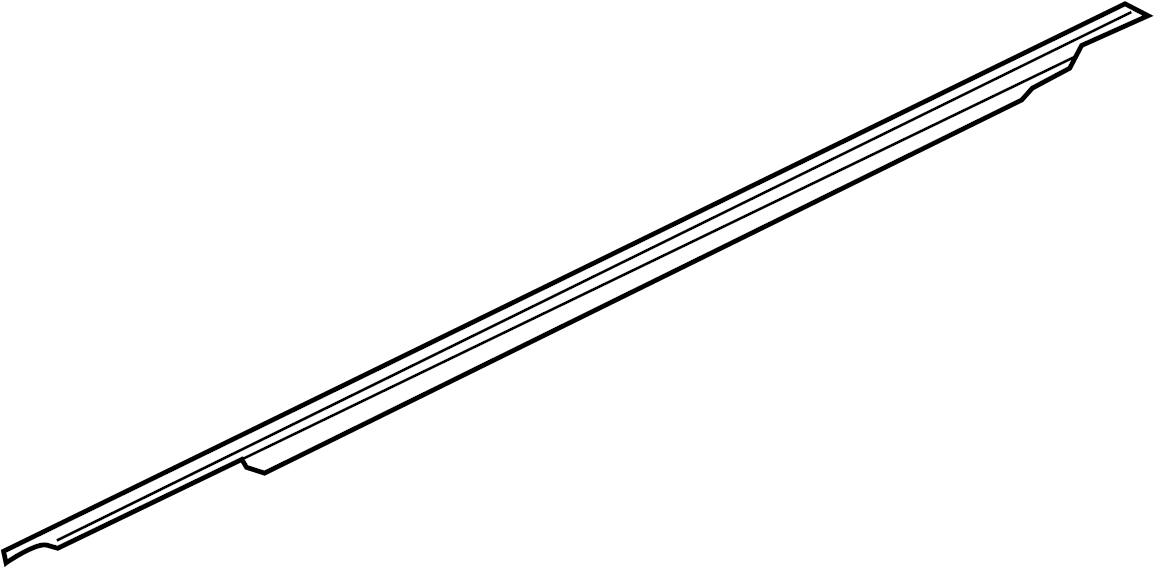 View AG1Z5421452A Door Window Belt Weatherstrip (Upper) Full-Sized Product Image