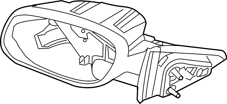 View AG1Z17683F Door Mirror (Rear) Full-Sized Product Image