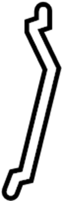 View DG1Z5422134A Door Lock Operating Rod Full-Sized Product Image