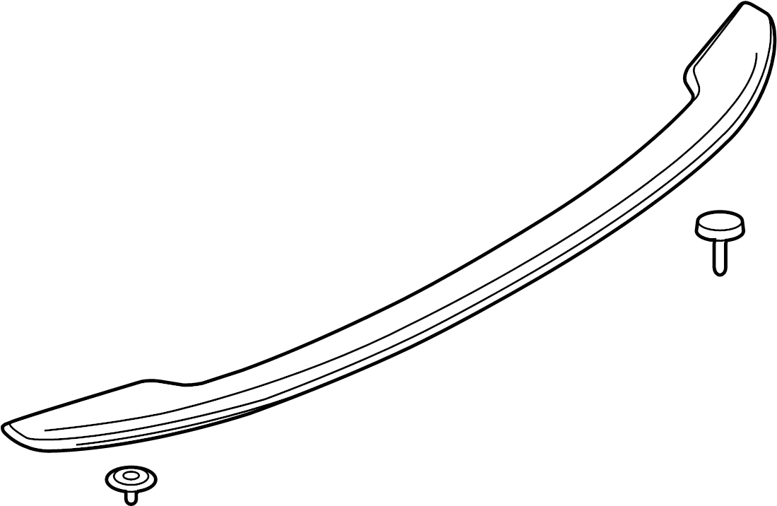 View DG1Z5440602AA Spoiler (Rear) Full-Sized Product Image