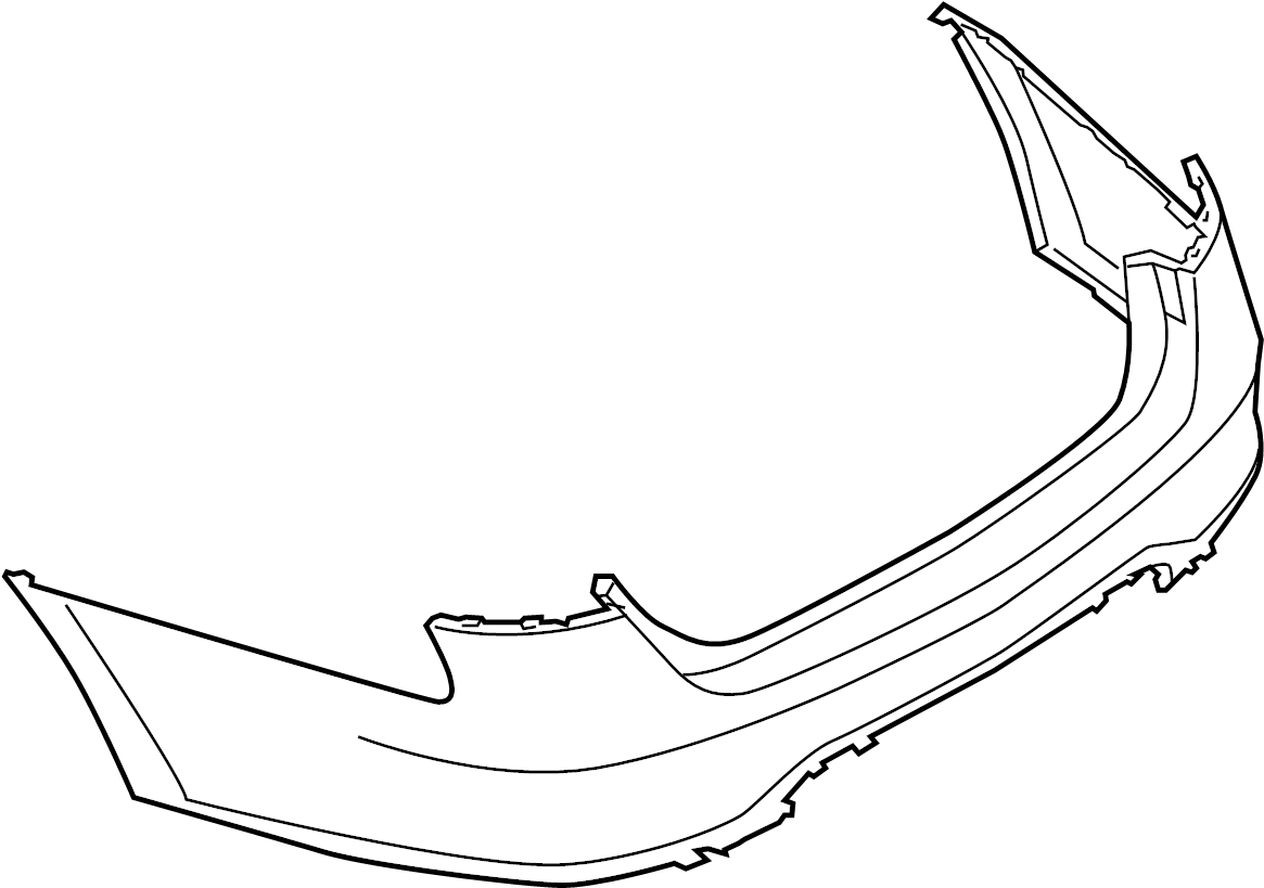 View AG1Z17K835MAPTM Bumper Cover (Upper, Lower) Full-Sized Product Image