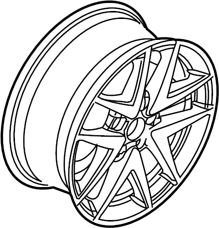 View 9E5Z1007B Wheel Full-Sized Product Image