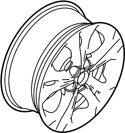 View BE5Z1007B Wheel Full-Sized Product Image