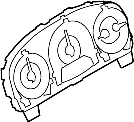 View BE5Z10849JA Instrument Cluster Full-Sized Product Image