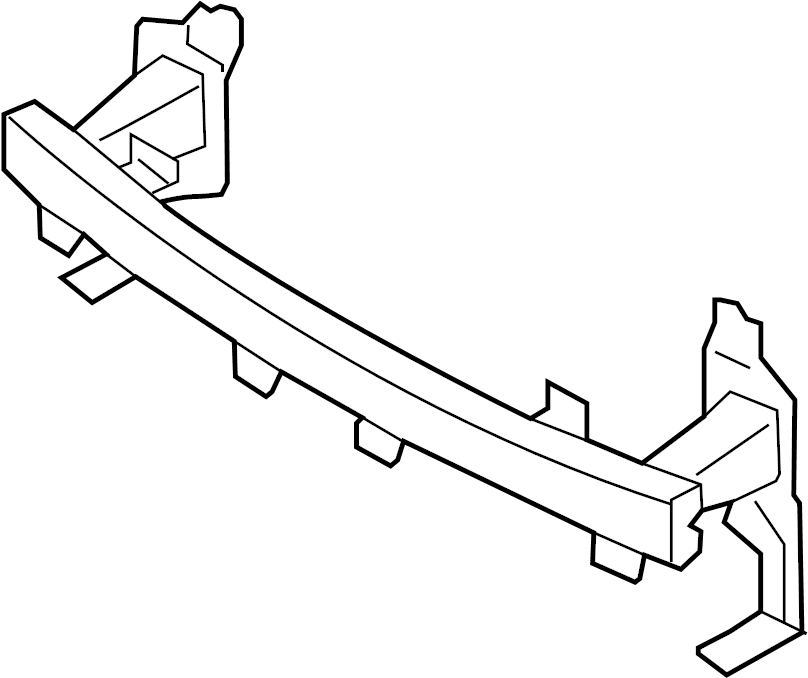 View DG9Z17757A Bumper Impact Bar Full-Sized Product Image