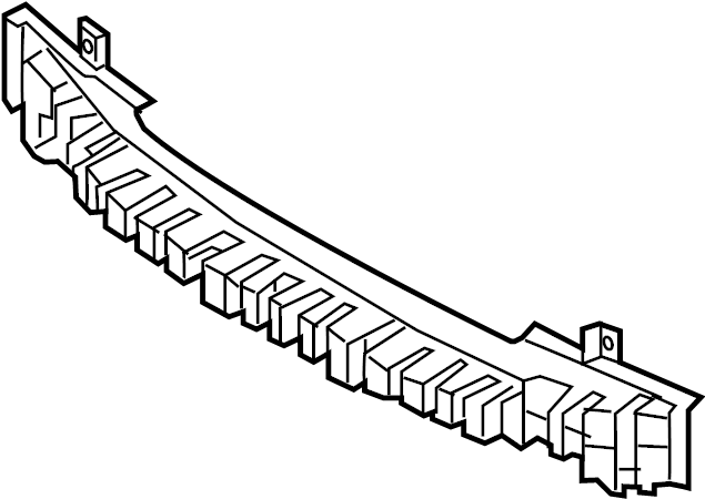 View HS7Z17C882AA Bumper Impact Absorber Full-Sized Product Image